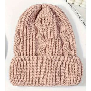 Ladies Pink Stylish Winter Hat